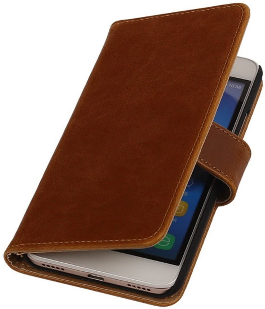 Best Cases Bruin Pull-Up PU Hoesje Huawei Honor Y6 Booktype Wallet Cover