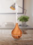 Out of the Blue Houten Diffuser Luchtbevochtiger – 120ml – LED – USB – Stil – Aromatherapie