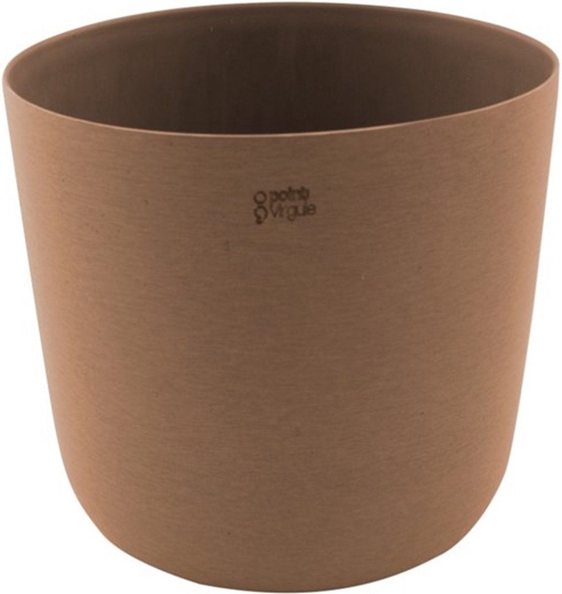 Point-Virgule Garden bloempot gerecycled hout & steenpoeder D25cm H22cm terracotta