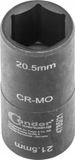 Merkloos / Sans marque Condor Special wheel nut socket 1/2" sw 20.5 + 21.5mm