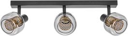 Osram Decor Spot Firefly lamp zwart, 3 x 2,8 W, 827, 750 lm, 2700 K, E14 fitting