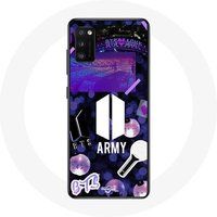 Maniacase Etui voor Oppo A16 Bangtan Sonyeondan BTS Logo Army Bomb Lightstick