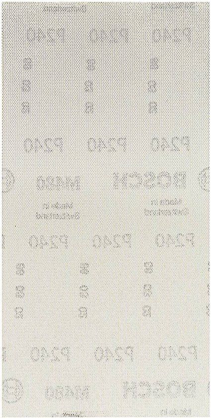 Bosch Professional Bosch 10x Expert M480 schuurnet voor vlakschuurmachine 115 x 230 mm, Korrel 240