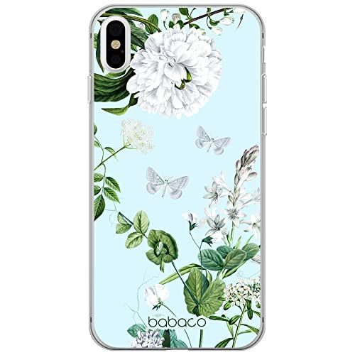 ERT GROUP mobiele telefoonhoesje voor iPhone X/XS - Babaco Flowers 030 - TPU