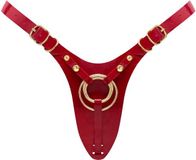 Strap-On-Me Fabulous Kunstleren Strapon Harnas Rood Lak