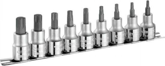 Expert by Facom Facom Expert E032936 Set schroevendraaierdoppen Torx® 1/2" - 9 stuks