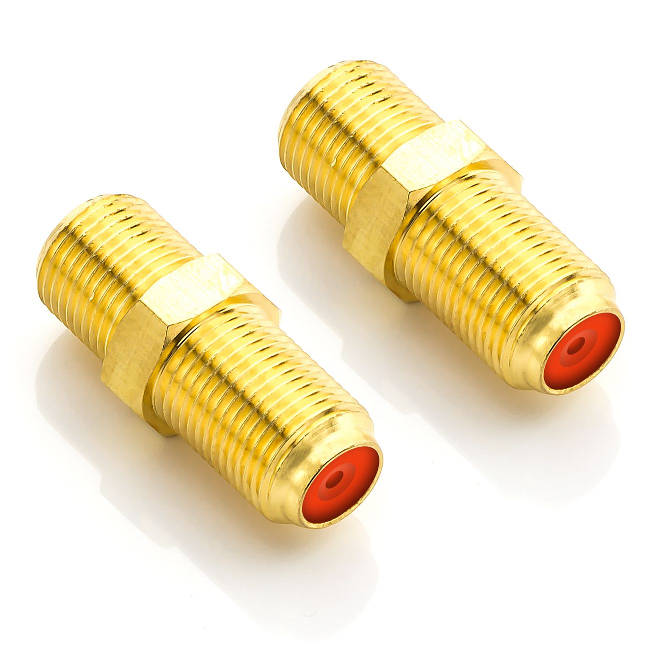 deleyCON MK-MK2041 Coaxconnectoren Goud 10 Stuks