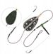 Inna IT&IMPORT Visgerei Set: 90g Feeder Korven met 2 Haken voor Karpers