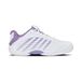 K-Swiss Hypercourt Express 3 Clay, tennisschoenen voor dames, wit-lila Haze Lunar Rock, 41,5 EU