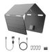 Ecosonique Draagbaar zonnepaneel, 60 W, opvouwbaar en compact, ETFE 23% efficiëntie, USB-C PD3.0 en USB-A QC3.0 snelladen, 18 V DC-uitgang, voor powerstation, camping, noodgevallen, off-grid