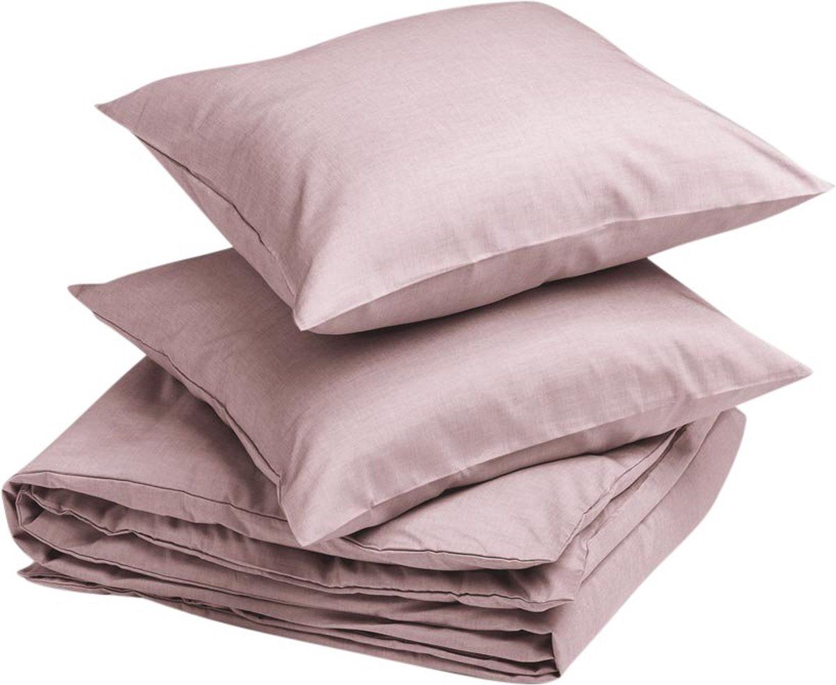 Yumeko Dekbedovertrekset in Tencelblend 210TC - roze - inclusief kussenslopen