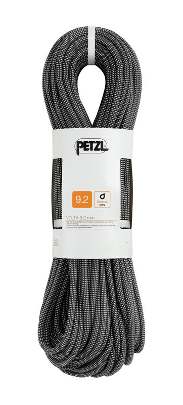 Petzl Petzl Volta klimtouw 9,2mm x 80m, grijs