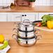 Karaca Emirgan Set de 6 casseroles basses – Acier inoxydable – Induction