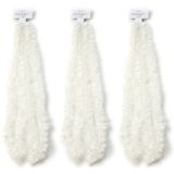 Inge-glas Inge Christmas Goods Kerstslinger - 3x - guirlande - wit - 270 cm - folie slingers