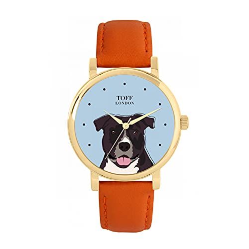 Toff London Staffordshire Terrier Hoofd Hondenhorloge - 5059656720577