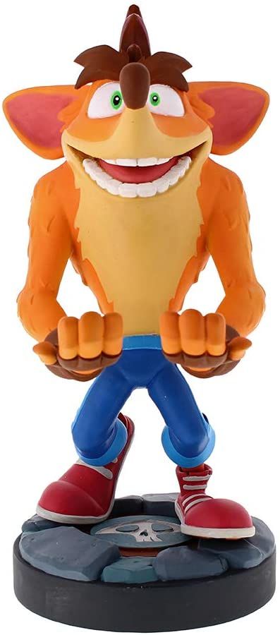 Exquisite Gaming Cable Guys Crash Bandicoot 4 Phone Holder - Multi-color