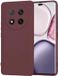 Techsuit Hoesje geschikt voor Honor Magic7 Lite/X9c - Soft Flex Silicone Back Cover - Plum Red