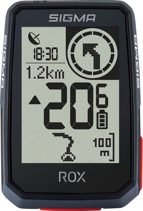 Sigma ROX 2.0 GPS Fietscomputer - Zwart - Incl. Butler stuurhouder