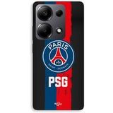 Maniacase Coque Pour Xiaomi Redmi Note 13 Pro 4G PSG logo fond noir