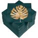 HEKU 100 servetten, 3-laags, 33 x 33 cm, absorberend en praktisch verpakt, ideaal voor bruiloften, jubilea en speciale gelegenheden, Golden Leaf