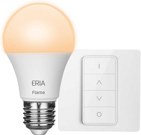 Adurosmart ERIA Startpakket E27 Lamp - Dimbaar Warmwit Licht - Inclusief Dimmer