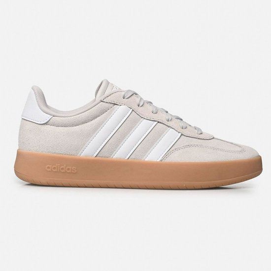 Adidas Barreda Decode Sneakers Heren - Lichtgrijs - Wit - Maat 43 1/3 - Suède