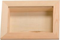 Artemio Vitrine met plexiglas 12x16 cm hout