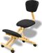 Merkloos / Sans marque Holland Connections Ergonomic Chair with Knee and Backrest - Black/Beige