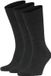 FALKE Airport 3-Pack Heren Sokken - Grijs - Maat 43-44