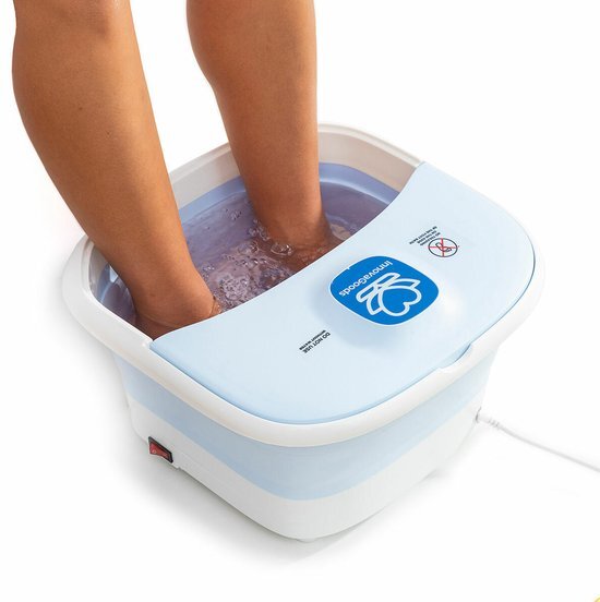 Inklapbaar voetenbad met rollers en hydromassage Footopy InnovaGoods