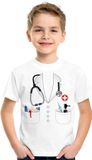 Bellatio Decorations Shoppartners Bv Dokter kostuum wit shirt voor kinderen 158/164