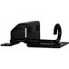 Deco Fer Forge Sabot de portail réglable RAL Noir - Hauteur 50mm Largeur 80mm - Acier galvanisé - À visser