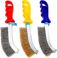 S&R Handdraadborstelset 3 stuks - Draadborstel met 125mm borstel