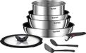 Tefal Ingenio L8979804 kookgerei, 8-delig, roestvrij staal, zilver
