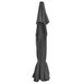 vidaXL Vervangingsdoek voor parasol 515 cm antracietkleurig