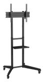 Superior Electronics Wheeled TV Floor Stand - Zwart