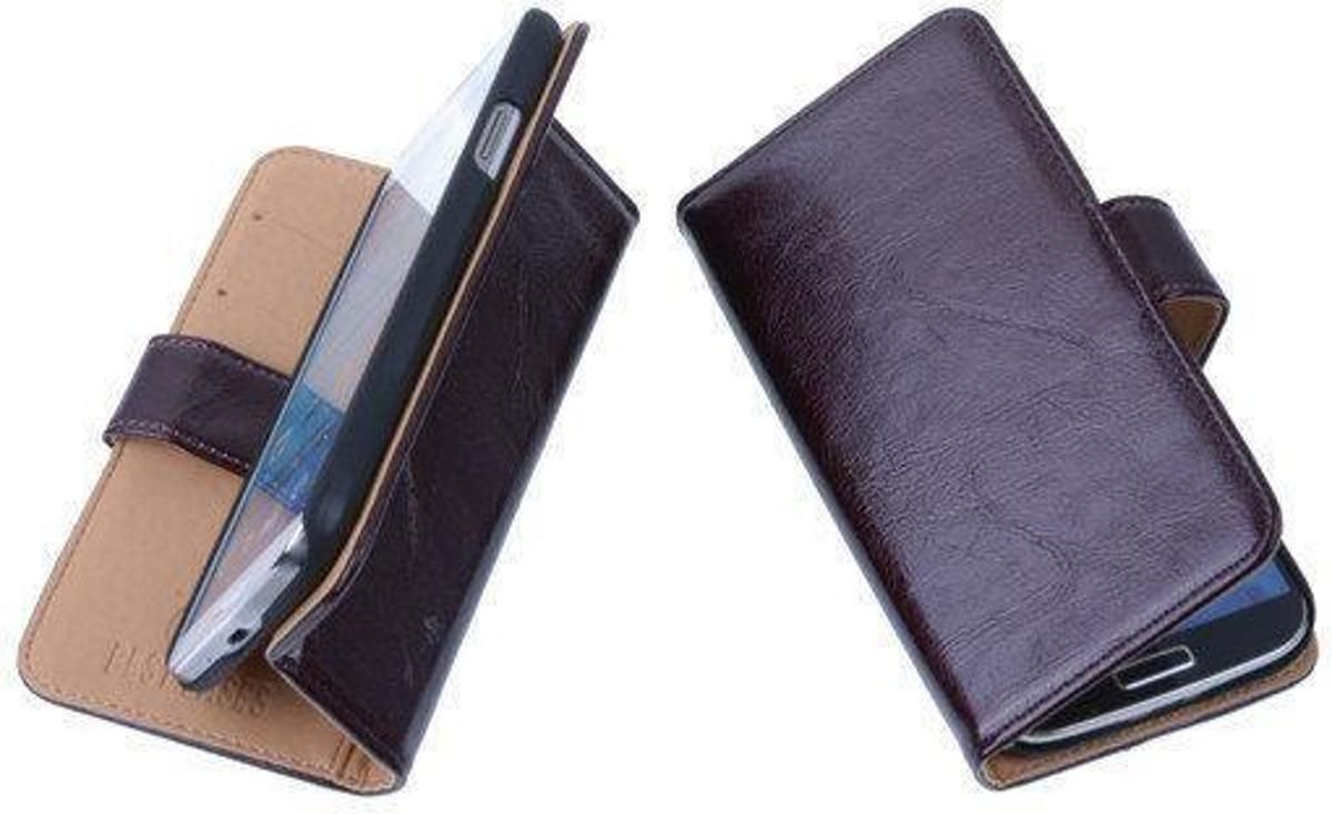 Best Cases PU Leder Mocca Hoesje LG G3 mini / G3 Beat Book/Wallet Case