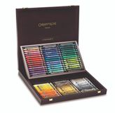 Caran d'Ache Neocolor II houten kist 84 kleuren