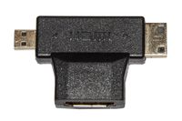 Link LKADAT57 Adapter HDMI A naar Micro-HDMI, Mini-HDMI, Zwart