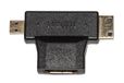 Link LKADAT57 Adapter HDMI A naar Micro-HDMI, Mini-HDMI, Zwart