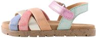 Next - Meisjes - Leren geweven sandalen met klittenbandsluiting - Bruin