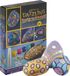Grafix Metallic Dazzling Rock Painting - Set voor Happy Stones met 3 stenen, 5 kleuren metallic verf en diamant steentjes - Creatief speelgoed voor kinderen vanaf 5 jaar - Inclusief kwast en lijm!