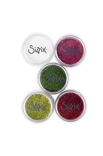 Sizzix 664672 fijne pailletten, biologisch afbreekbaar, feestelijk, 12 g, glitter, meerkleurig, One Size