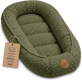 Totsy baby ASE Spolka Akcyjna Knus Baby Nestje Pasgeborene – zacht draagbaar en comfortabel Nest voor Ledikant Kinderbed Wieg Babykamer en Onderweg – behaaglijk voor Jongen & Meisje 90x50 cm Olijfgroen