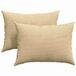 vidaXL Zitkussens 2 stuks Grijs groen 70 x 50 cm Corduroy stof