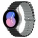 By Qubix Qubix Ocean Style siliconen bandje - Zwart / grijs - Geschikt voor Huawei Watch GT 6 / GT 7 / GT 6 pro / GT 7 pro - 46mm