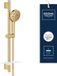 GROHE Vitalio Joy+ 120 Doucheset met Douchestang – Geborsteld Cool Sunrise