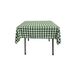 LA Linnen Checkered Overlay Tablecloth, 58 by 58-inch