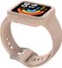 By Qubix - Siliconen band met case - Oudroze - Geschikt voor Xiaomi Redmi Watch 2 (Lite)
