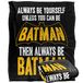 BATMAN LOGO Silky Touch Super Zachte Sprei Deken 152 x 127 cm